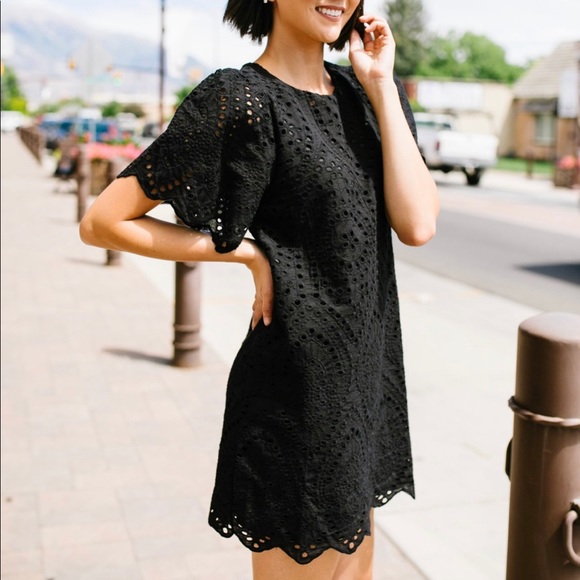 Dash of Pink Dresses & Skirts - FINAL FEW❗️Eva Black Lace Dress